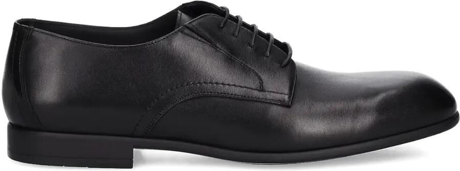 Baldinini Leren derby schoenen Zwart
