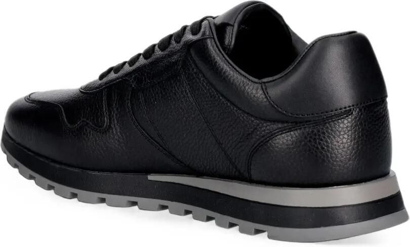Baldinini Leren sneakers met logo-reliëf Zwart - Foto 2