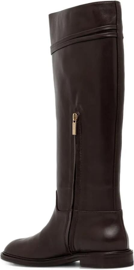 Baldinini logo-plaque leather boots Bruin - Foto 3