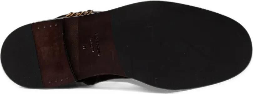 Baldinini logo-plaque leather boots Bruin - Foto 4