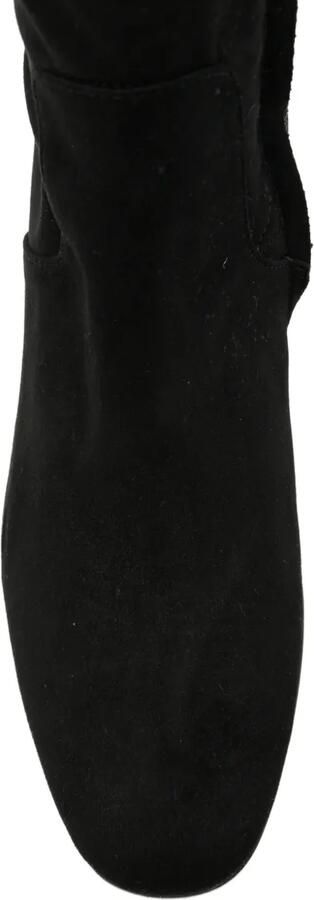 Baldinini over-the-knee suede boots Zwart