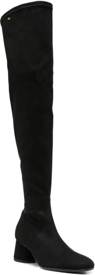 Baldinini over-the-knee suede boots Zwart - Foto 3