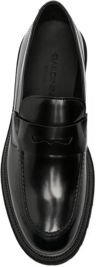 Baldinini patent-leather chunky-sole loafers Zwart - Foto 4