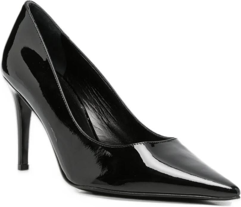 Baldinini patent-leather pointed-toe pumps Zwart - Foto 3
