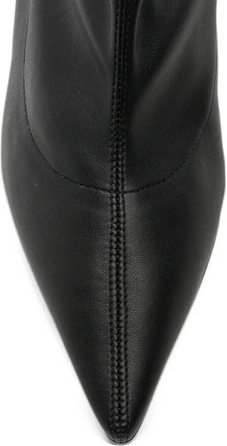 Baldinini pointed-toe buckled ankle boots Zwart - Foto 4
