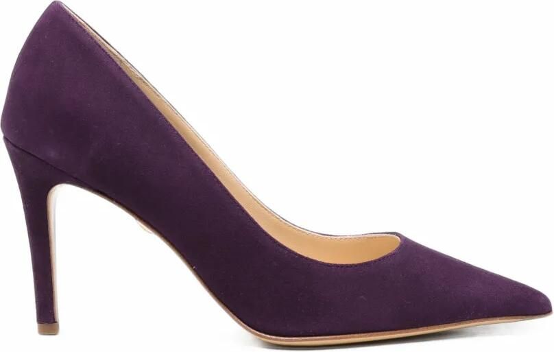 Baldinini Pumps met puntige neus Paars