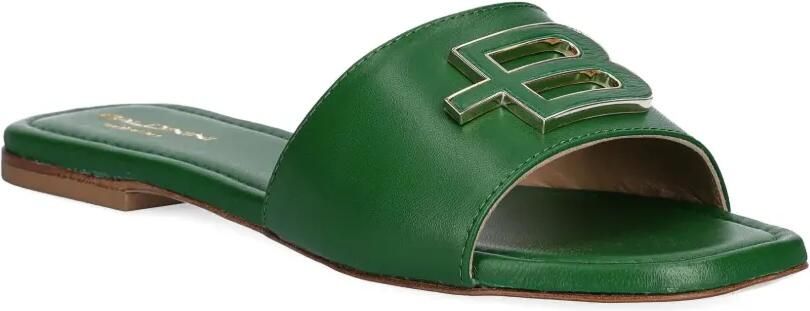 Baldinini Sandalen met logoplakkaat Groen