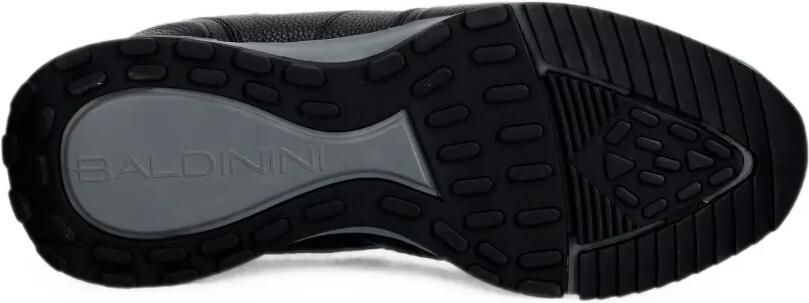 Baldinini shearling-lined grained leather sneakers Zwart - Foto 5