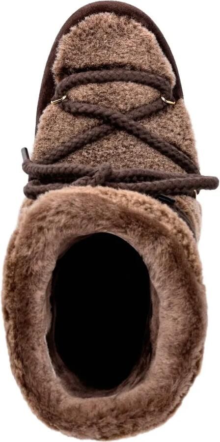 Baldinini shearling-trim lace-up boots Bruin - Foto 4