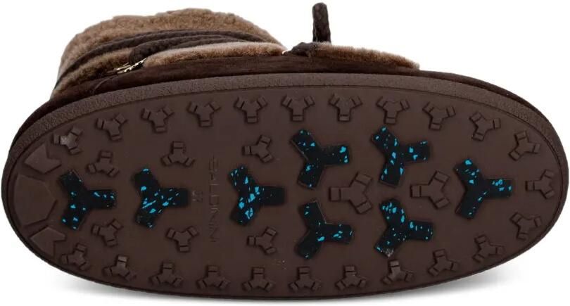 Baldinini shearling-trim lace-up boots Bruin - Foto 5