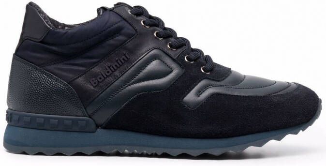 Baldinini Sneakers met logopatch Blauw