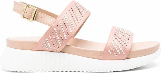 Baldinini Stiletto sandalen verfraaid met kristal Roze