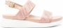 Baldinini Stiletto sandalen verfraaid met kristal Roze - Thumbnail 1