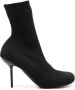 Balenciaga 100mm knitted ankle boots Zwart - Thumbnail 1