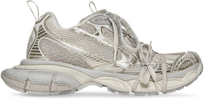 Balenciaga Sneakers met mesh vlak Grijs