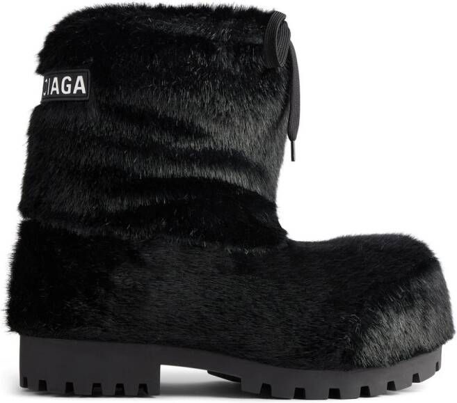 Balenciaga Alaska laarzen met logo applicatie Zwart