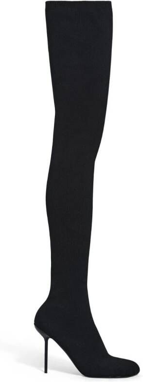 Balenciaga Anatomic overknee laarzen (110 mm) Zwart