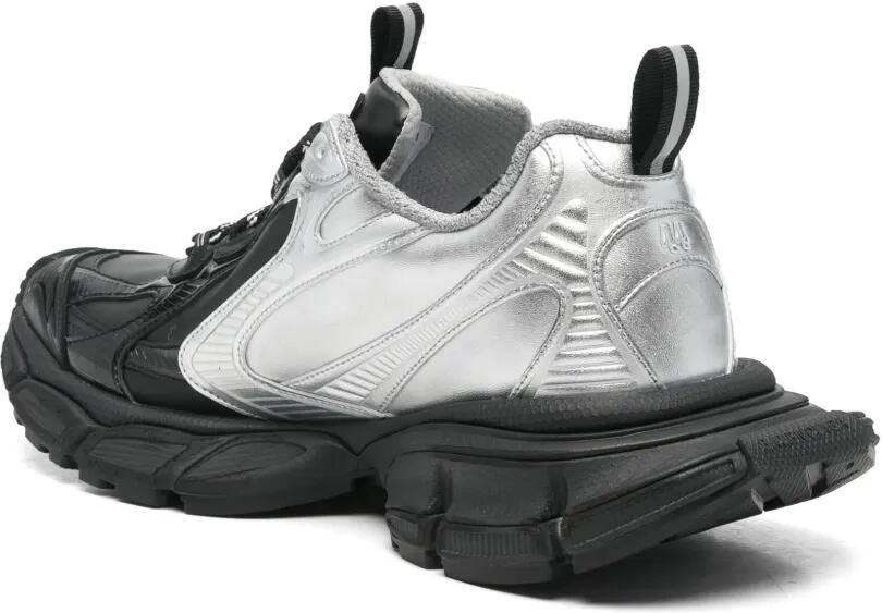 Balenciaga 3XL sandalen met metallic-effect en vlakken Zwart - Foto 2
