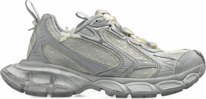 Balenciaga 3xl tulle sneakers in grey yellow Grijs
