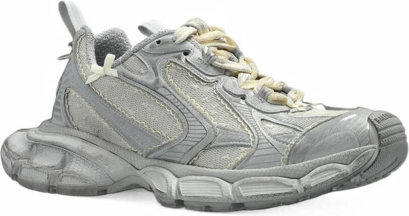 Balenciaga 3xl tulle sneakers in grey yellow Grijs - Foto 5