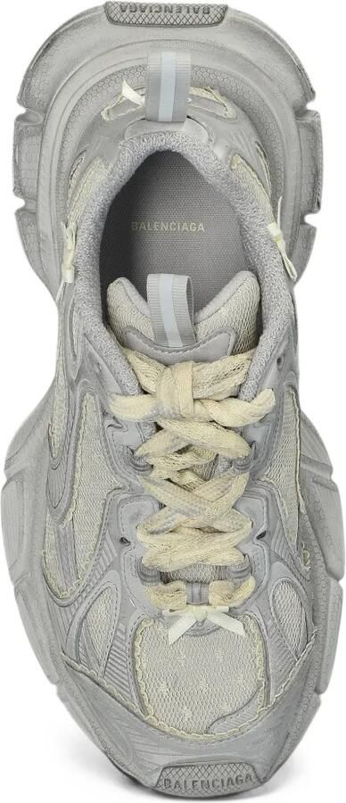 Balenciaga 3xl tulle sneakers in grey yellow Grijs - Foto 4