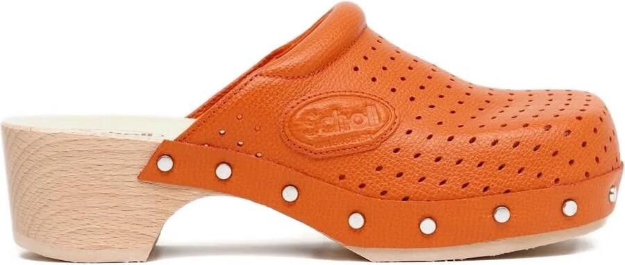 Balenciaga 40 mm muiltjes met geperforeerde details Oranje