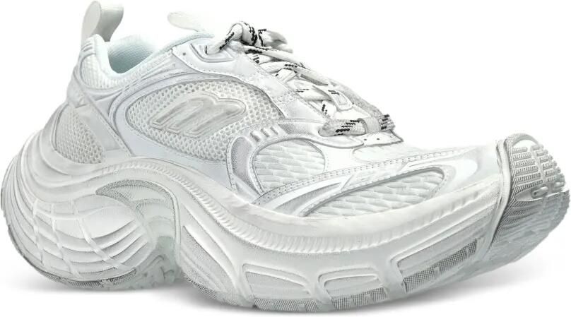 Balenciaga 6XL sneakers met gerafeld effect en vlakken Wit - Foto 4