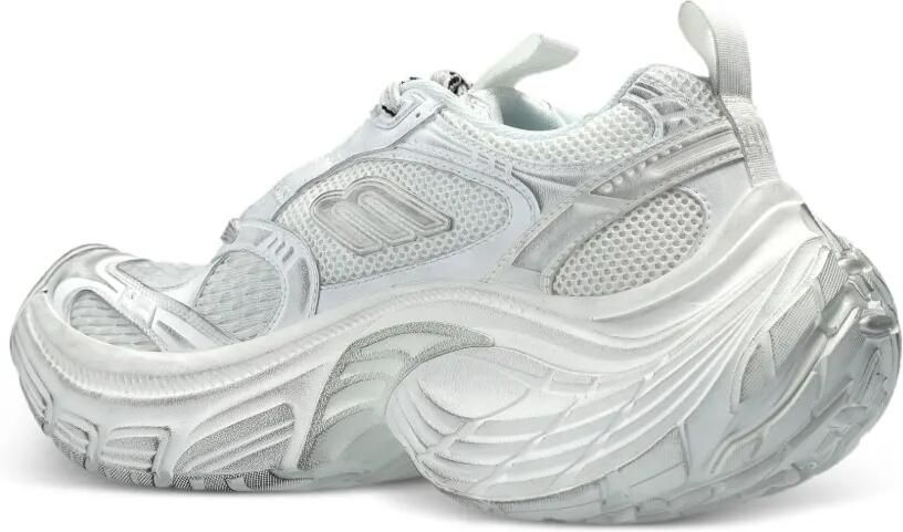 Balenciaga 6XL sneakers met gerafeld effect en vlakken Wit - Foto 3