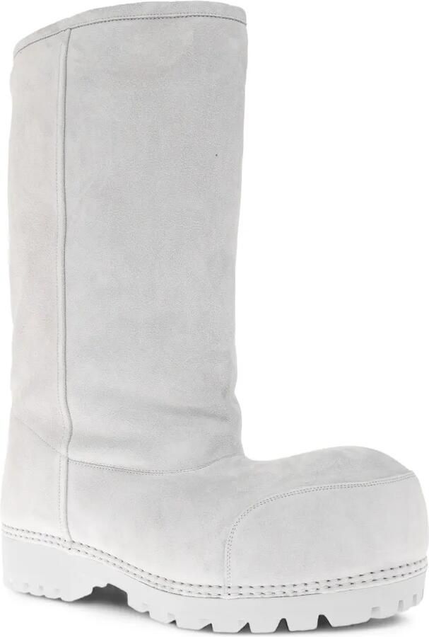 Balenciaga Alaska hoge laarzen met bont Grijs - Foto 3