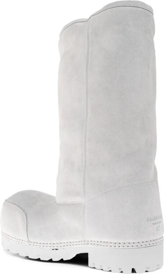 Balenciaga Alaska hoge laarzen met bont Grijs - Foto 4