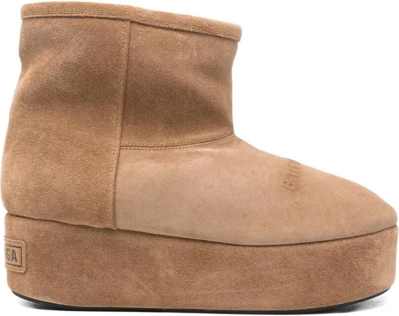 Balenciaga Alaska laarzen met plateauzool Bruin