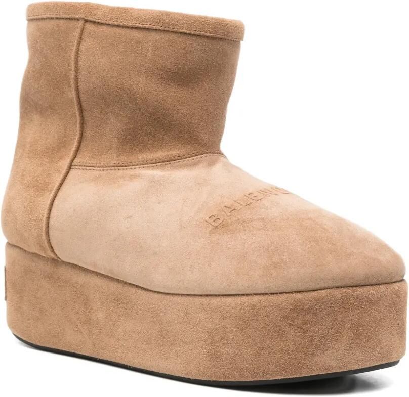 Balenciaga Alaska laarzen met plateauzool Bruin - Foto 3