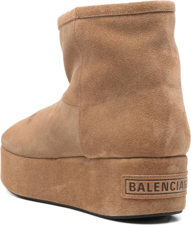 Balenciaga Alaska laarzen met plateauzool Bruin - Foto 2