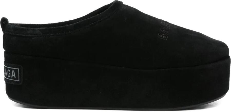 Balenciaga Alaska muiltjes met plateauzool Zwart
