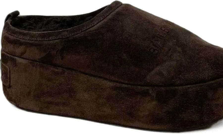 Balenciaga Alaska Soft platform mules in light espresso Bruin - Foto 2