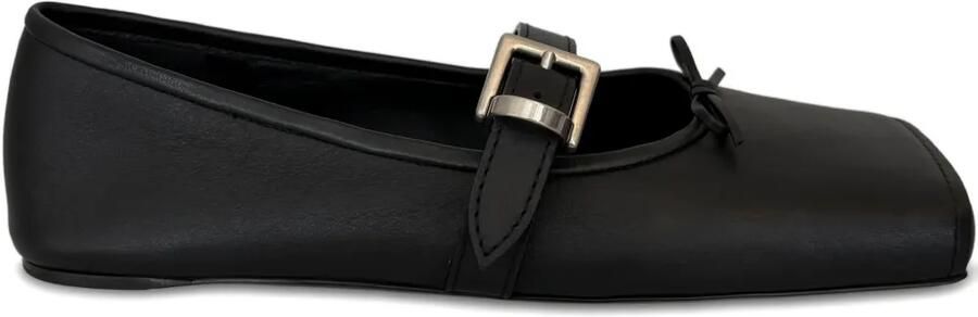 Balenciaga Ballerina's met gespbandje Zwart