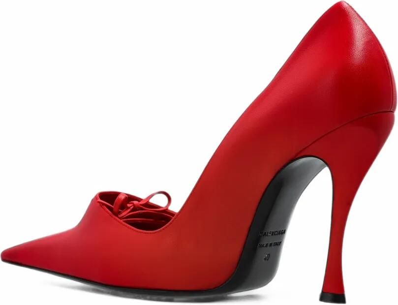 Balenciaga Bloom bow-detail pumps Rood - Foto 3