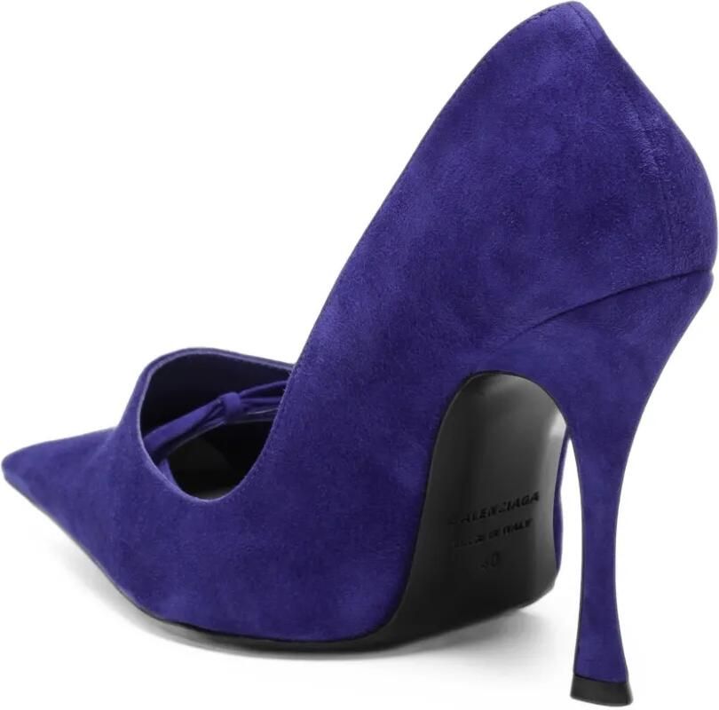 Balenciaga Bloom pointed-toe bow-detail pumps Paars - Foto 2