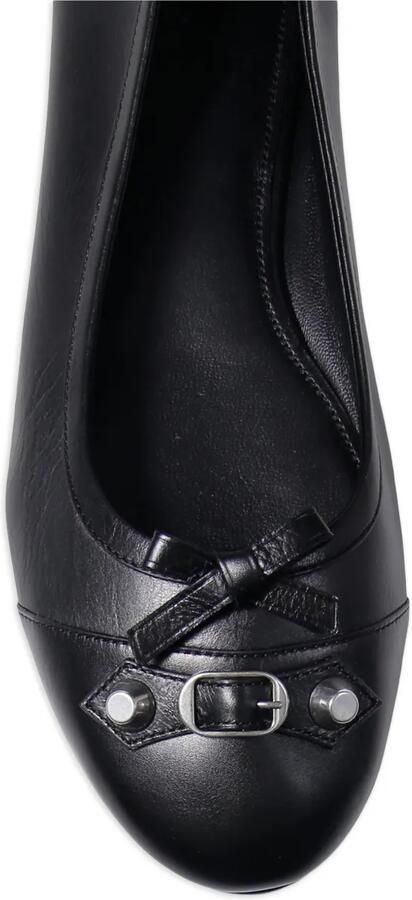 Balenciaga City ballerina's met strik Zwart - Foto 3