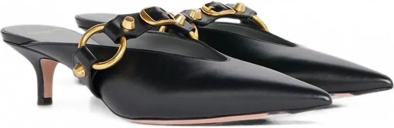 Balenciaga City leren muiltjes met studs Zwart - Foto 3