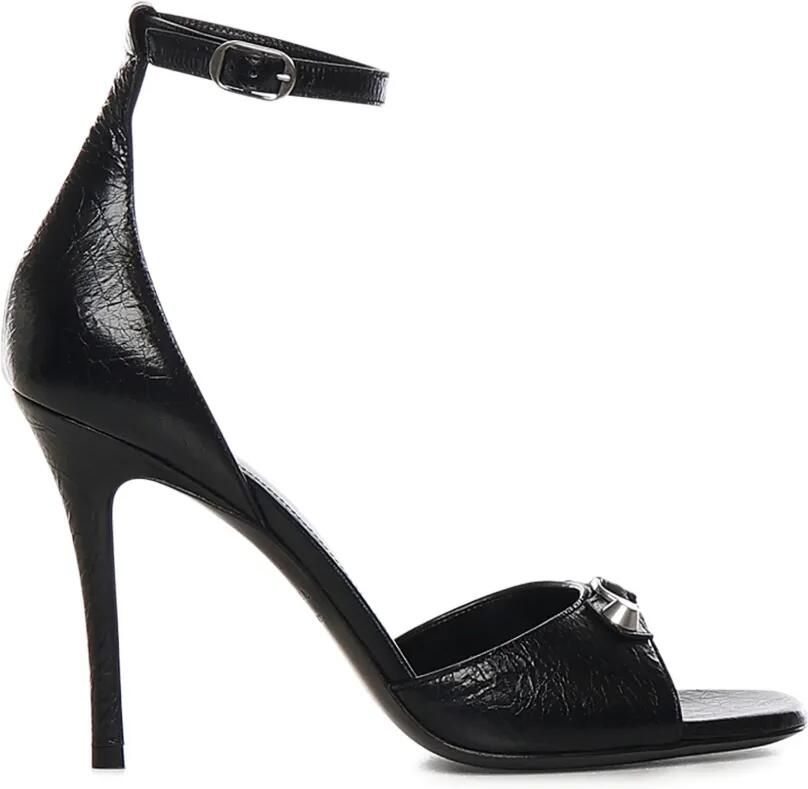Balenciaga City Uptown sandalen met enkelbandje Zwart