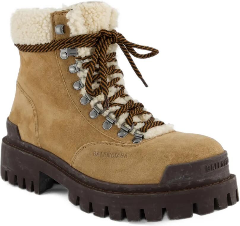 Balenciaga Combat Strike winterlaarzen Bruin - Foto 3