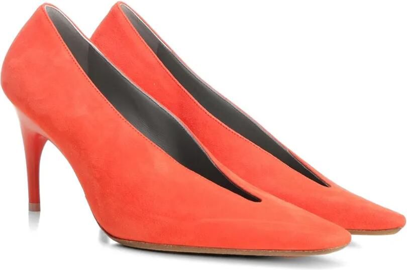 Balenciaga Duchesse 90 mm pumps met hak Oranje - Foto 2