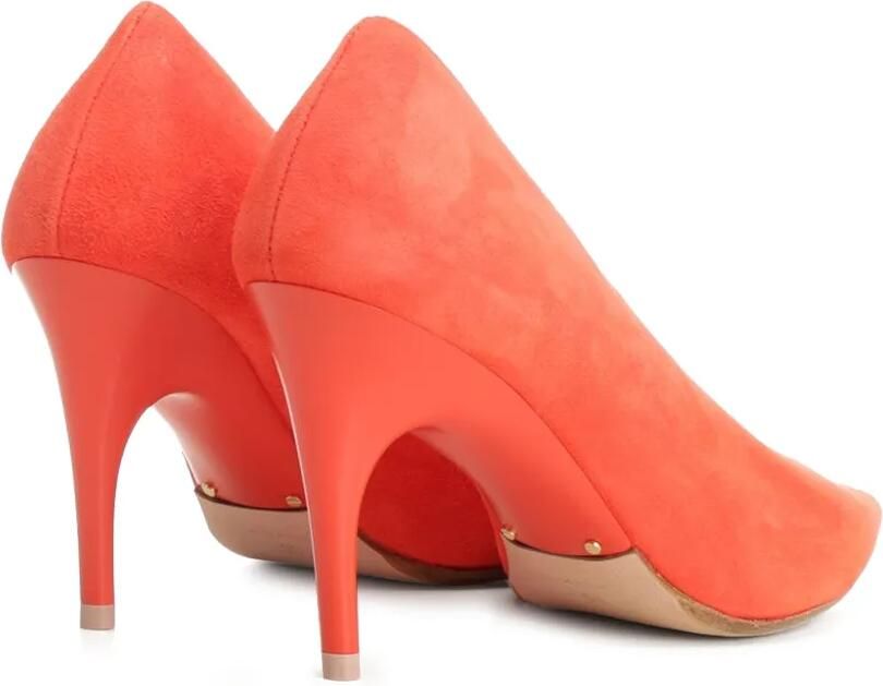 Balenciaga Duchesse 90 mm pumps met hak Oranje - Foto 3