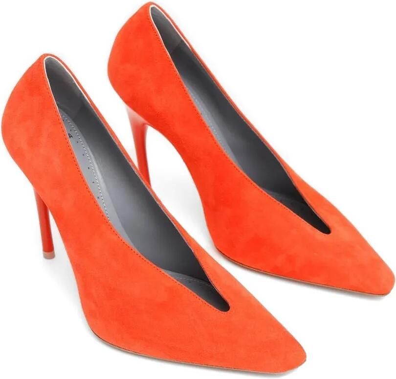 Balenciaga Duchesse pumps met hak Oranje - Foto 2