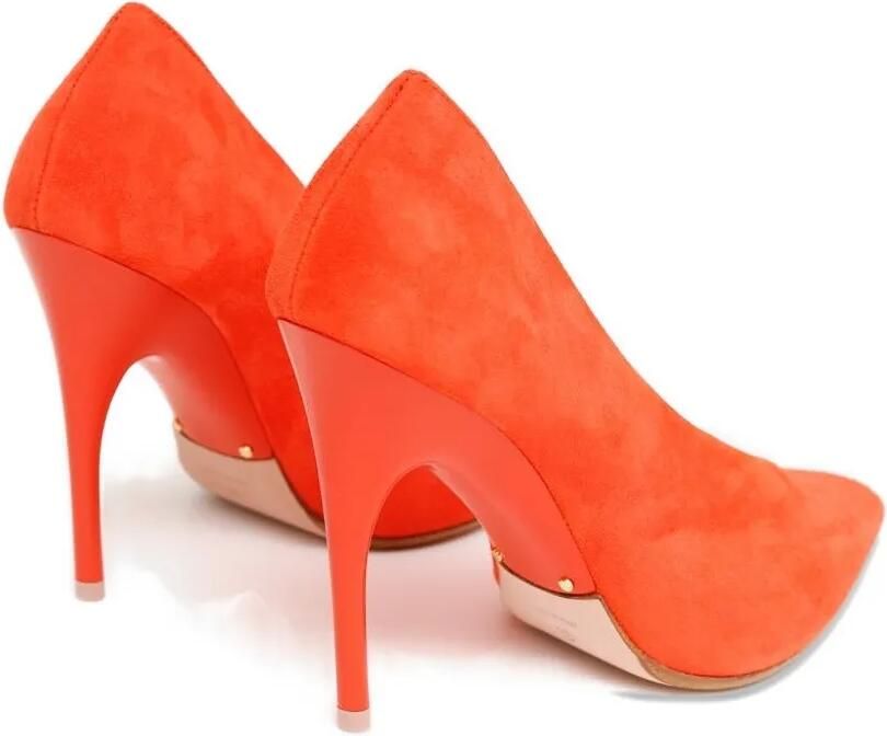 Balenciaga Duchesse pumps met hak Oranje - Foto 3