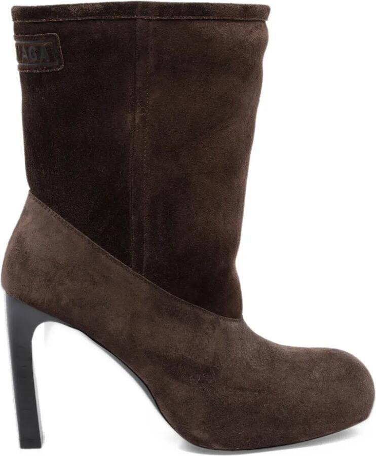 Balenciaga Fargo booties in brown Bruin