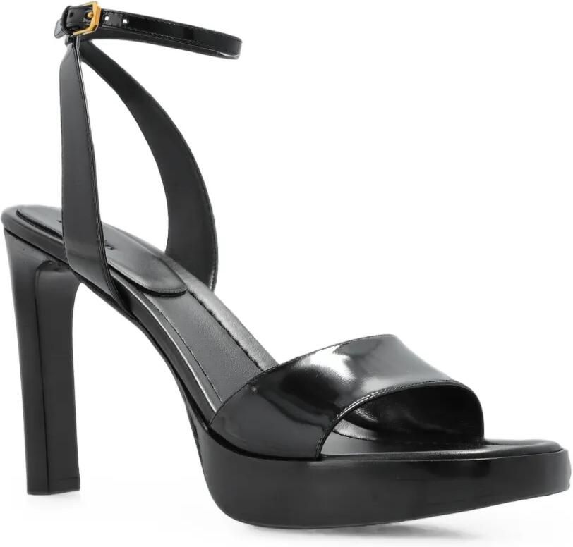 Balenciaga Fargo Sand sandalen met enkelbandje Zwart - Foto 2