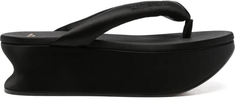 Balenciaga Gaeta sandalen met plateauzool Zwart
