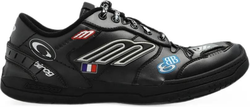 Balenciaga Hamptons stickers sneakers in black multicolor Zwart